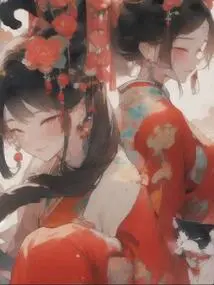 Cat Fairy Lady Goldfish Bridge