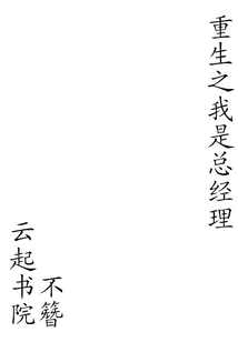 Rebirth: I Am the General Manager