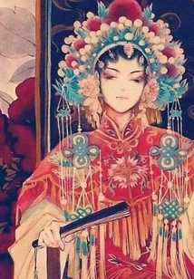 Baihua Pavilion with Bright Moon in the Sky