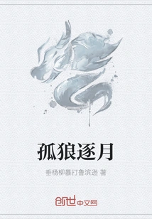 Lone Wolf Chasing the Moon