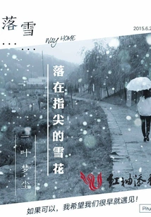 Snowflakes Falling on Fingertips