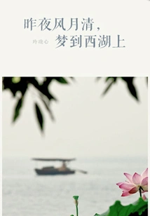 Last Night, the Wind and Moon Were Clear, and I Dreamed of Being on the West Lake (qianzhong Douban High-scoring Original Work·in a Foreign Land)
