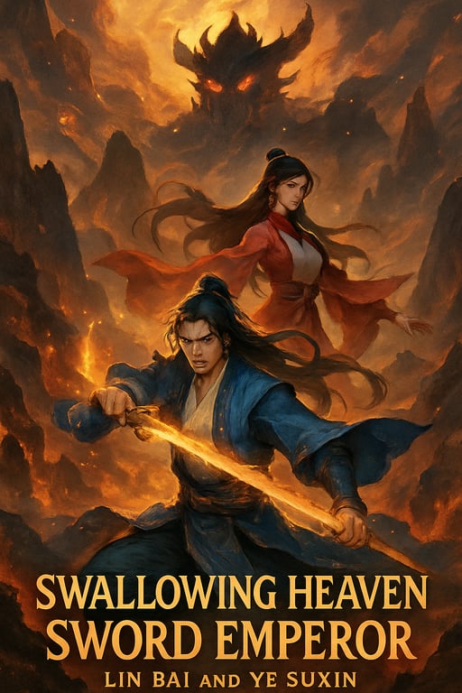 Swallowing Heaven Sword Emperor: Lin Bai and Ye Suxin cover