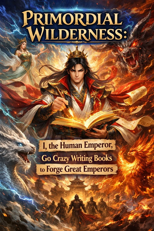 Primordial Wilderness: I, the Human Emperor, Go Crazy Writing Books to Forge Great Emperors cover